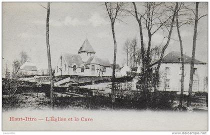 ITTRE.  HAUT-ITTRE.  L'EGLISE ET LA CURE.