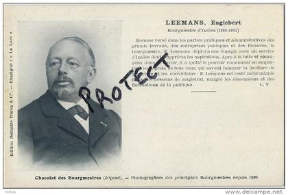 Elsene - Ixelles :  Bourgemestre - Burgemeester : edition Delhaize :  Englebert Leemans