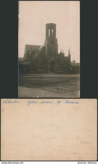 Carte photo - Herchies ? église avant les travaux