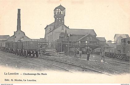 LA LOUVIÈRE (Hainaut) Charbonnage Sainte-Marie