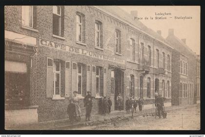 LEDEGHEM LEDEGEM  PLACE DE LA STATION  STATIEPLAATS