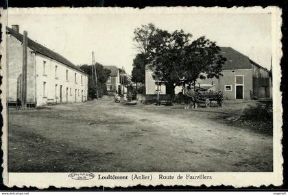 Louftémont  (Anlier) Route de Fauvillers  - écrite: ANLIER  - A A - 27/08/1955