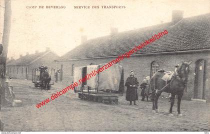 Camp de Beverloo - Service des Transports - Leopoldsburg (Kamp van Beverloo)