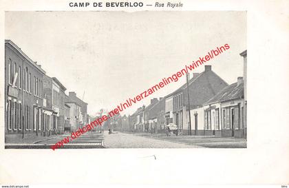 Camp de Beverloo - Rue Royale - Leopoldsburg