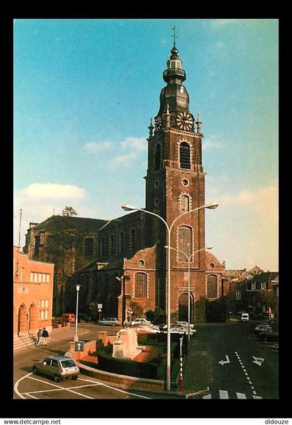 Belgique - Leuze en Hainaut - Collégiale Saint-Pierre - Automobiles - Carte Neuve - CPM - Voir Scans Recto-Verso