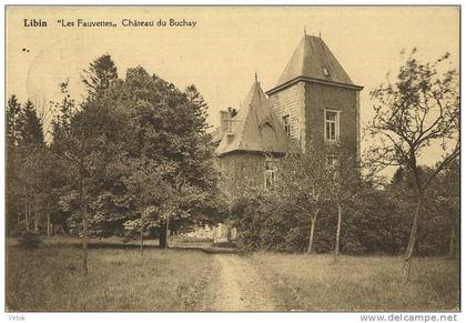 Libin : Chateau du Buchay   ( ecrit avec timbre )