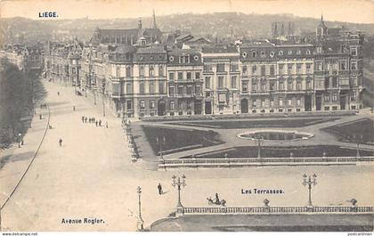 Belgique - LIÈGE - Avenue Rogier - Les terrasses
