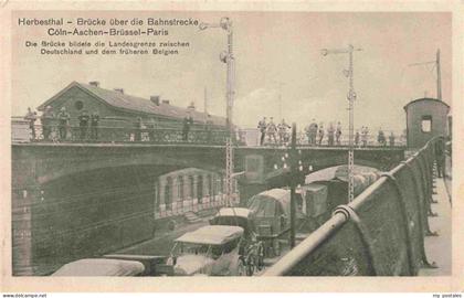 73979150 Herbesthal_Belgie Brueck ueber die Bahnstrecke Coeln-Aachen-Bruessel-Pa