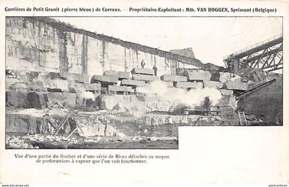 Belgique - CORREUX Sprimont (Liège) Carrières de Petit Granit - Prop. M. Van Roggen