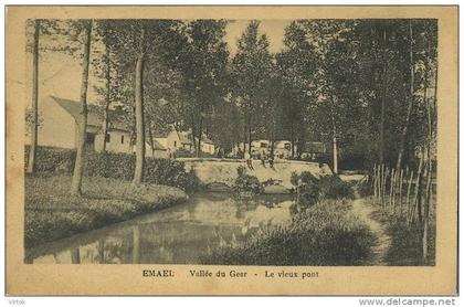 Emael :  vallée du geer  :  le vieux pont