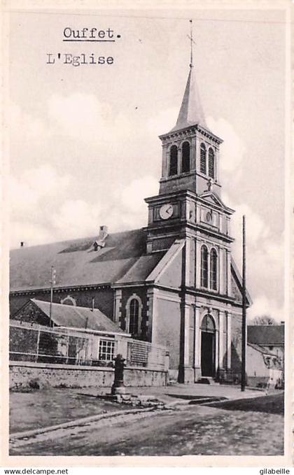 OUFFET  - l'église - fontaine