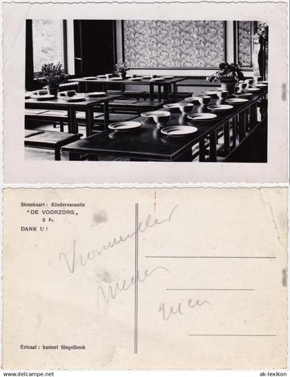 Hasselt (Belgien) Kasteel Singelbeek - Eetzaal Limbourg Limburg  1940