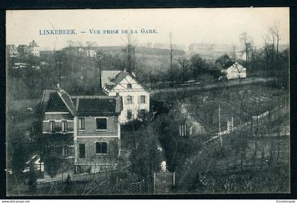 CPA - Carte Postale - Belgique - Linkebeek - Vue prise de la Gare - 1909 (CP21055OK)