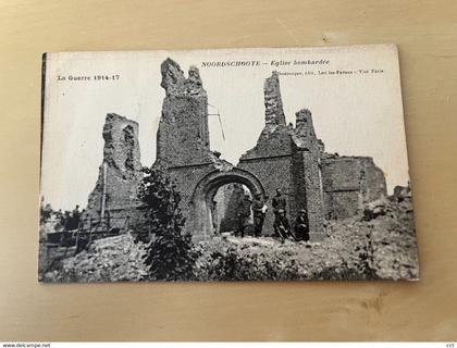 Noordschote  Lo-Reninge   Eglise bombardée