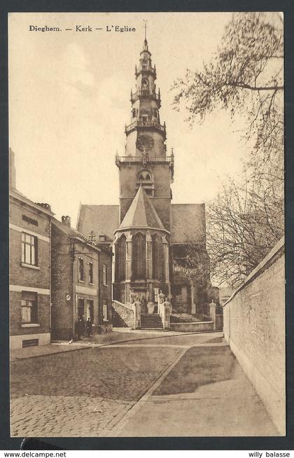 +++ CPA - Machelen - DIEGHEM - DIEGEM - Eglise - Kerk - P.I.B.   //