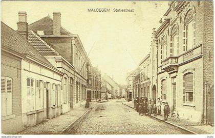 Maldegem. Statiestraat