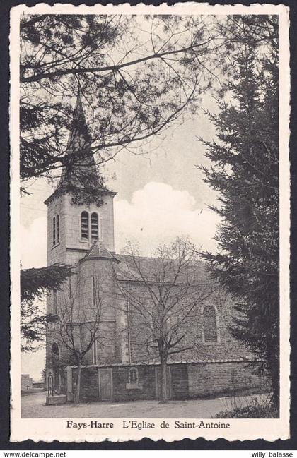 +++ CPA - FAYS - HARRE - Manhay - Eglise de Saint Antoine  //