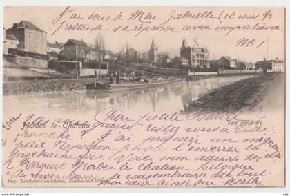 cpa merbes le chateau   1903   bateau