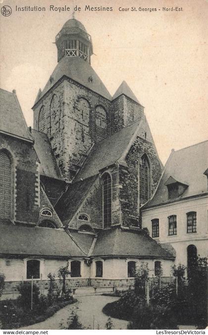 BELGIQUE - Mesen - Institution Royale de Messines - Cour St. Georges - Nord-Est - Nels - Carte Postale Ancienne