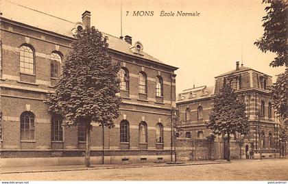 Belgique - MONS (Hainaut) L'école normale