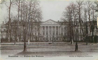 BRUXELLES - Palais des Nations (Brevet L. Duparque, Florenville)