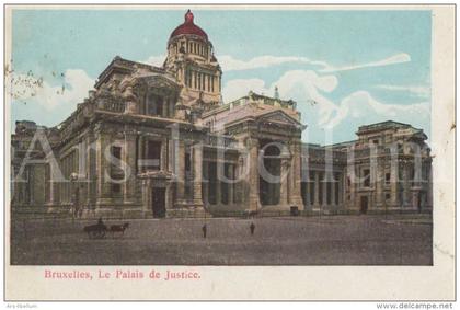 CPA / postcard / Bruxelles / Brussel / palais de justice / justitiepaleis