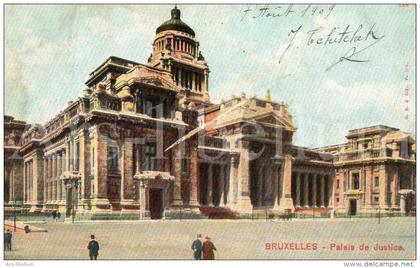 Postkaart / post card / carte postale / Bruxelles / Brussel / palais de justice / justitiepaleis / 1909