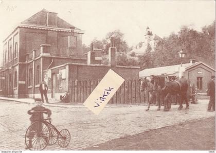 Morlanwelz :  la gare  .(  CPA  ADEPS )