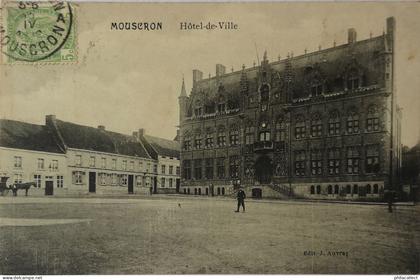 Moeskroen - Mouscron // Hotel de Ville (niet standaard zicht) 1912?