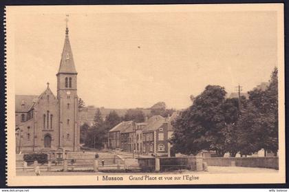 +++ CPA - MUSSON - Grand' Place et vue sur l'Eglise  //