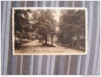 CPA   MARCHE EN FAMENNE  promenade au monument      POSTCARD POSTKAART