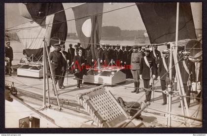 CPA / ROYALTY / België / Belgique / Roi Albert I / Koning Albert I / Oostende / 1919 / Vertrek naar de Verenigde Staten