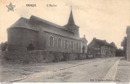 [-50%] BELGIQUE - OREYE - L'Eglise - Edit D Mangon Poitevin - Carte Postale Ancienne