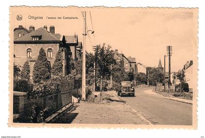 Ottignies  l'avenue des Combattants