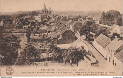 CPA - AK Bonsecours Bon Secours Péruwelz Château d' eau Rue Royale a Audemez Briffoeil Bernissart Péronnes Hennegau