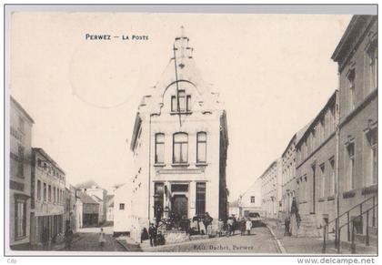 cpa perwez  poste  1914