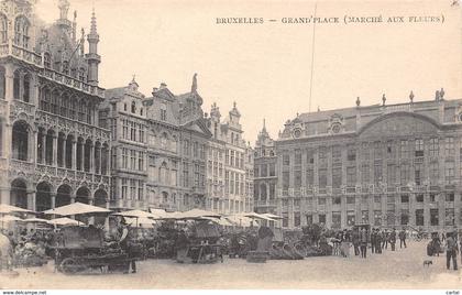 BRUXELLES - Grand'Place (Marché aux Fleurs)