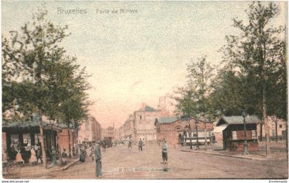 CPA- Carte postale Belgique Bruxelles - Porte de Ninove début 1900 VM48114ok