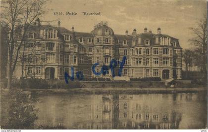 Putte - Kapellen :  Ravenhof  ( kasteel )  8916 ( geschreven met zegel )