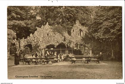 CPA-Carte postale -Belgique-Quaregnon Lourdes la Grotte 1931   VM29154