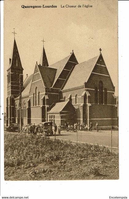 CPA Carte postale publicitaire Belgique-Quaregnon Lourdes L'Eglise  VM28816