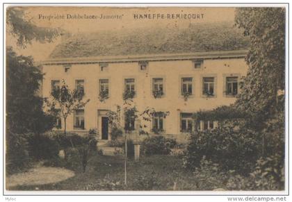 Haneffe - Remicourt. Propriété Dobbelaecce-Jamotte. Rare.