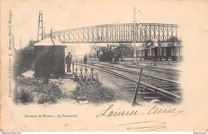 RONSE Renaix (O. Vl.) La Passerelle de la gare - De stationsbrug