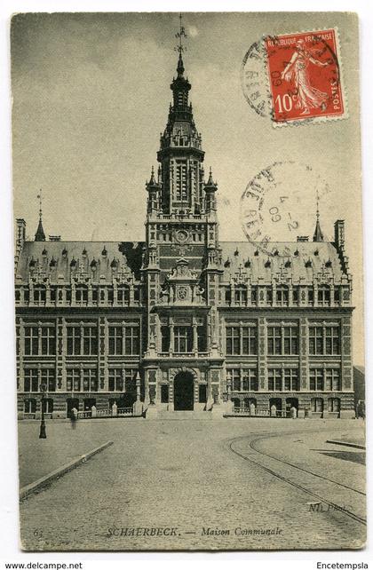 CPA - Carte postale - Belgique - Bruxelles - Schaerbeek - Schaarbeek - Maison Communale  (CP2561)