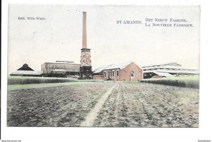 Sint-Amands - Het nieuw fabriek (in kleur).