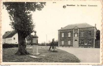 BELGIQUE - Sivry Rance - Montbliart - La Maison Communale - Carte Postale Ancienne