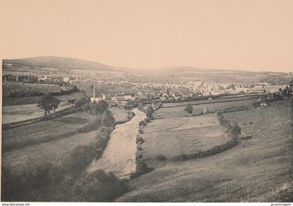 STAVELOT   !!! PRINT  PANORAMA  - VUE 21 X 15 CM  PAGE 23 X 34 CM   2 SCANS