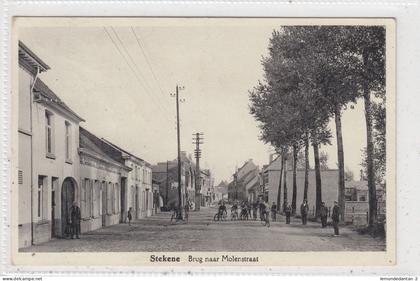 Stekene. Brug naar Molenstraat. *