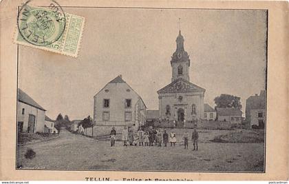 Belgique - TELLIN (Prov. Lux.) Église et presbytère