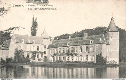 BELGIQUE - Ternat - Kasteel Cruquembourg - Château Cruquembourg - Etang - Tour - édifice - Carte Postale Ancienne